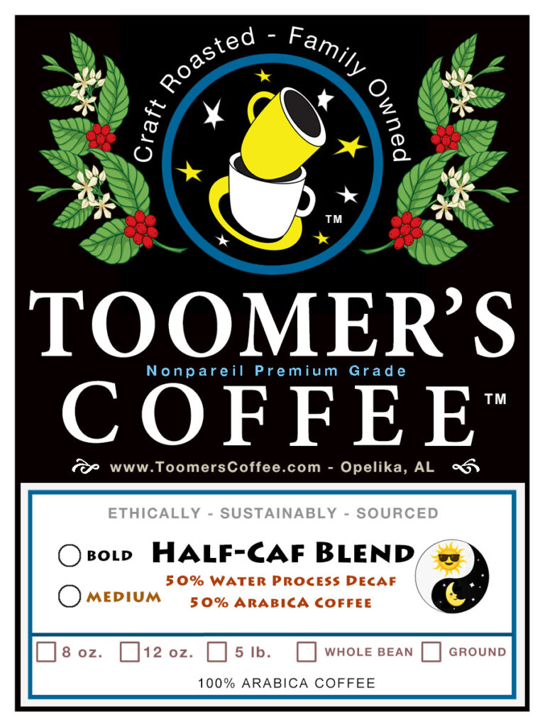 Half-Caf Blend Coffee - 12 oz.